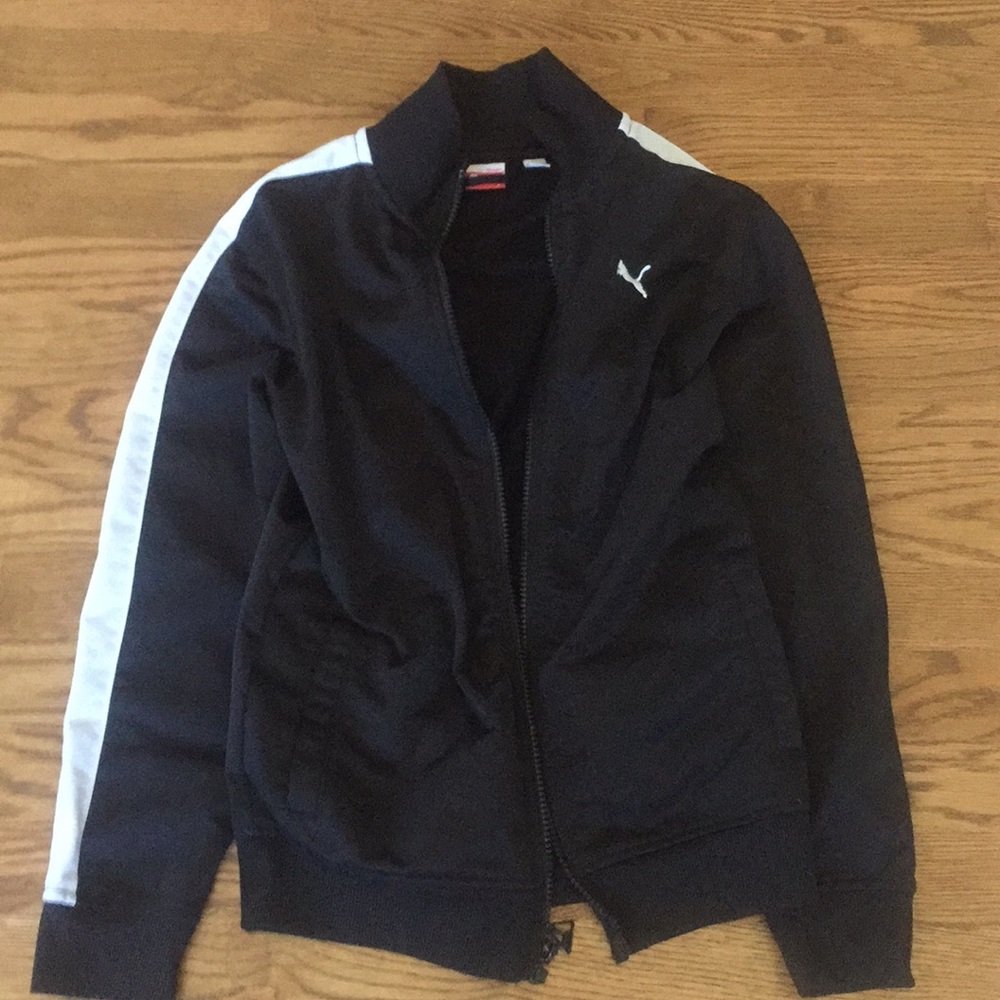 Boys Puma zip up sweatshirt